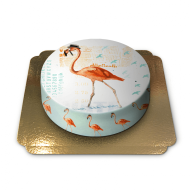 Flamingo taart van Pia Lilenthal 