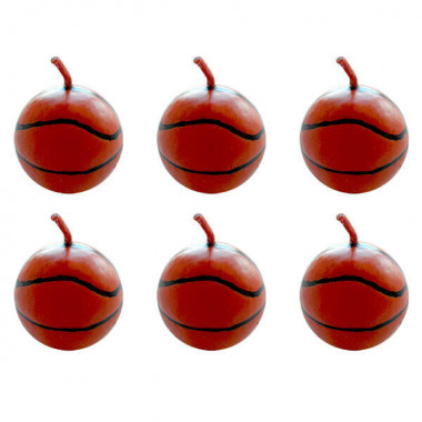 Basketbal kaarsen (6 Stuks)
