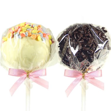 Cake-Pops Red Velvet & Chocolate Chips (12 Stuks)