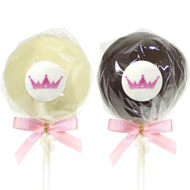 Logocake-pops met vanille & chocolade (12 stuks)