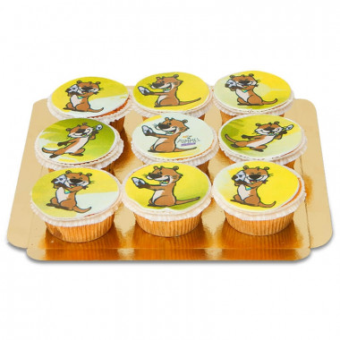 9 Pummel & Friends cupcakes - Chubby Unicorn