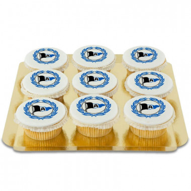 Arminia Bielefeld cupcakes (9 stuks)