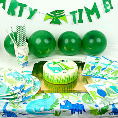 Dino partyset incl. taart