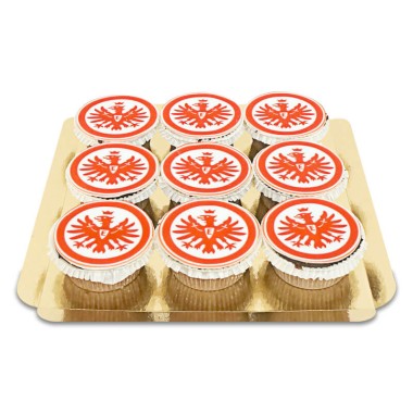 Eintracht Frankfurt Cupcakes (9 Stuks) 