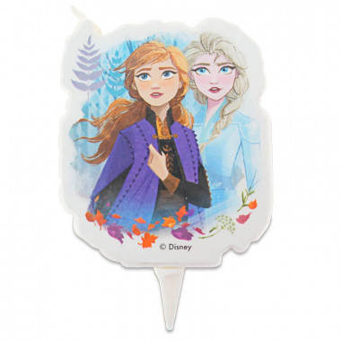 Bougie Reine des neiges - Anna & Elsa 