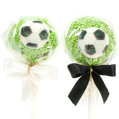 Voetbal cake-pops (12 stuks)