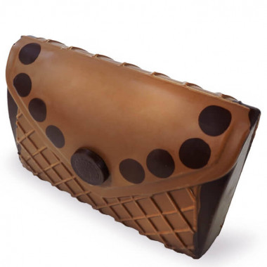 Bruine chocolade handtas