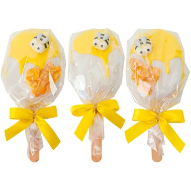 Honingbij cake pop ijsjes (10 stuks)