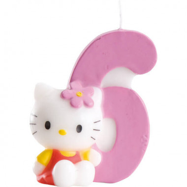Hello Kitty taartenkaars nummer 6