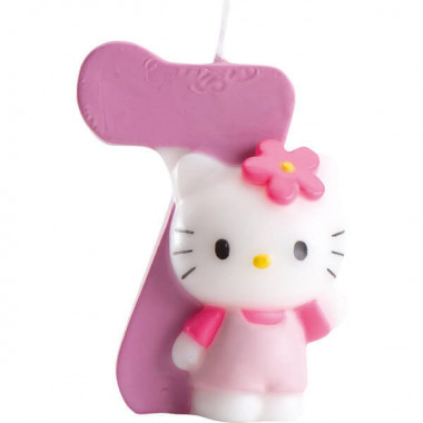 Hello Kitty taartenkaars nummer 7