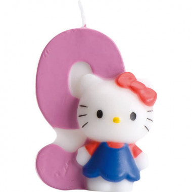 Hello Kitty taartenkaars nummer 9