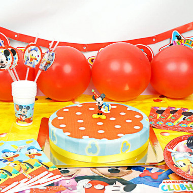 Mickey Mouse partyset incl. taart