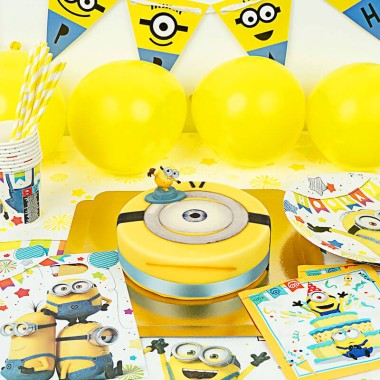 Partyset minions - incl. taart