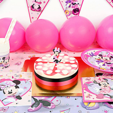Minnie Mouse Partyset - inclusief taart