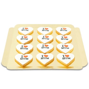 I Love Mum koekjes (12 stuks)