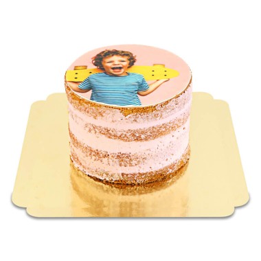 Foto-Naked-Cake aardbeien