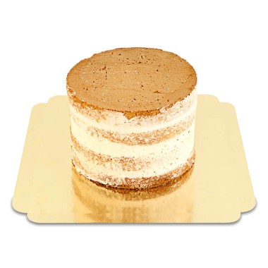 Naked Cake perzik-passievrucht - verschillende maten