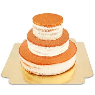 Naked Cake drie lagen