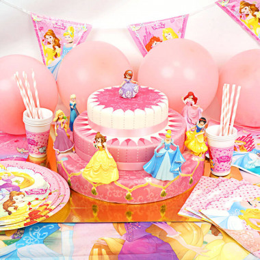 Partyset Prinsessen - incl. taart