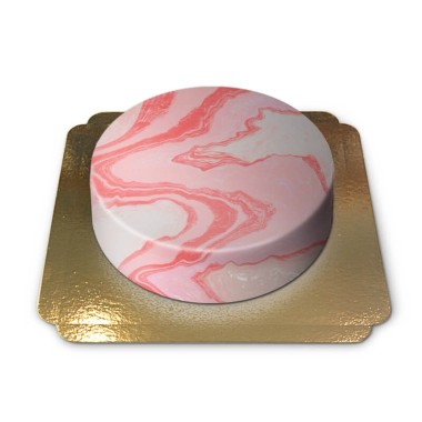 Pastel marmer-taart