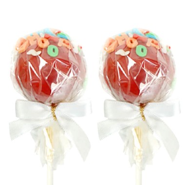 Rode Cake-Pops met Letters (12 Stuks)