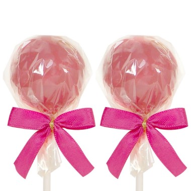 Cake-pops met Ruby-chocolade (12 stuks)