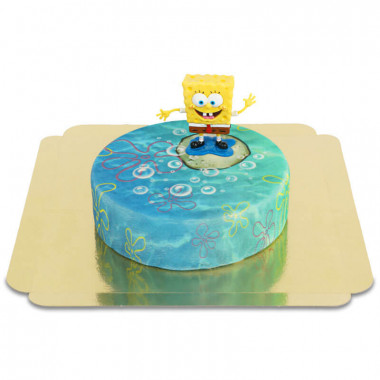 SpongeBob op ronde onderwatertaart