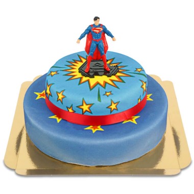 Superman op twee-verdiepingen Power-Taart