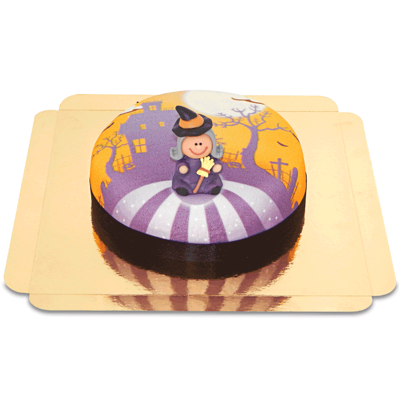 tort z czarownicą