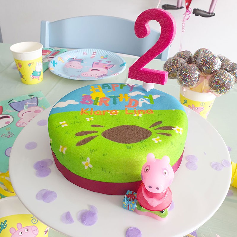 Peppa Pig op verjaardagstaart bestellen