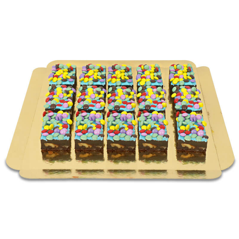 Brownies met chocoladesnoepjes (15 stuks)
