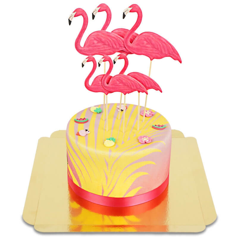 Luxe Flamingo taart