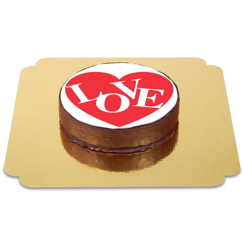 Tort czekoladowy - Love