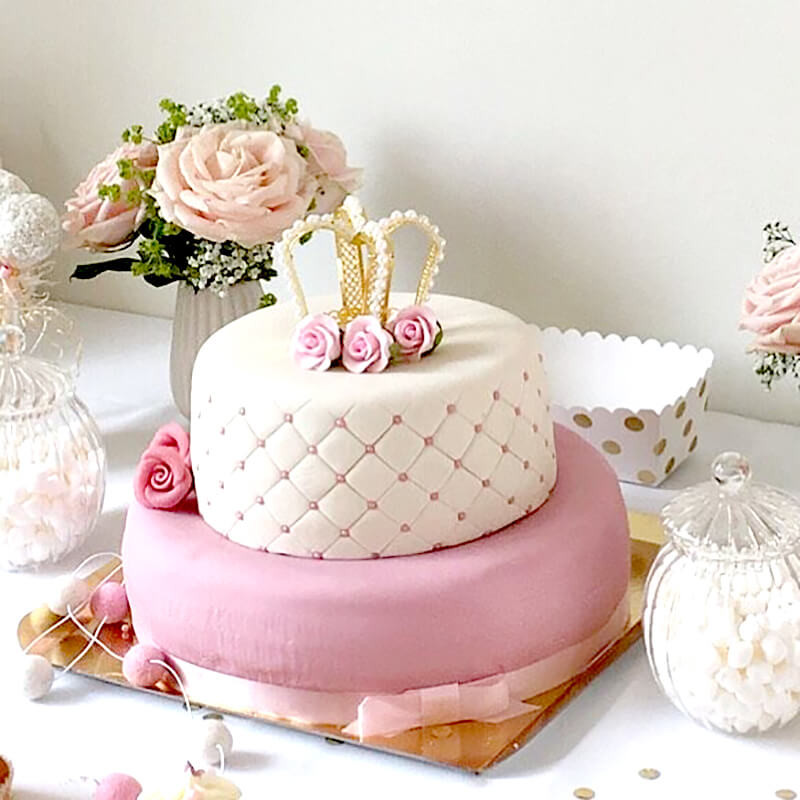 Luxe Prinses taart @interiorbyvanessa Instagram 