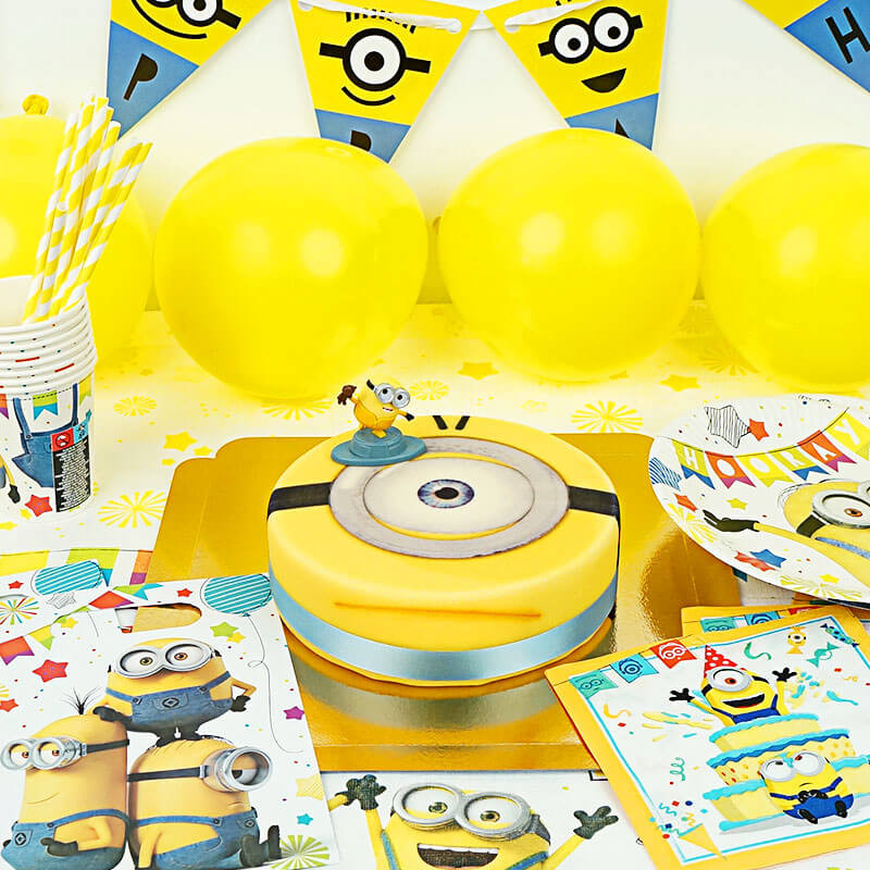 Partyset Minions - incl. taart