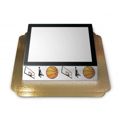 Basketbal frame taart 