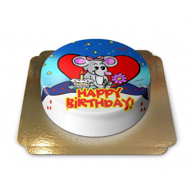 Happy Birthday taart 