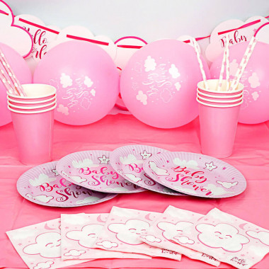 Partyset "Babyshower Pink"