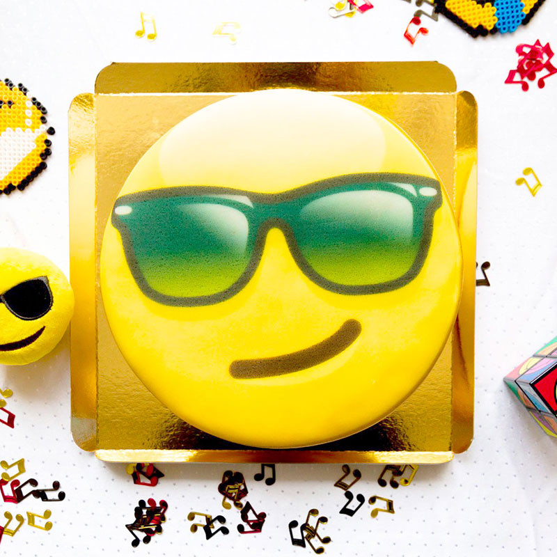 Cooler Emoji-Torte