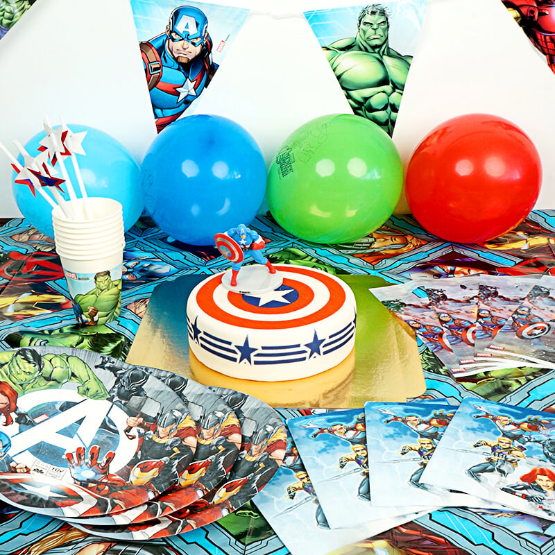 Avengers Partyset inkl. Torte