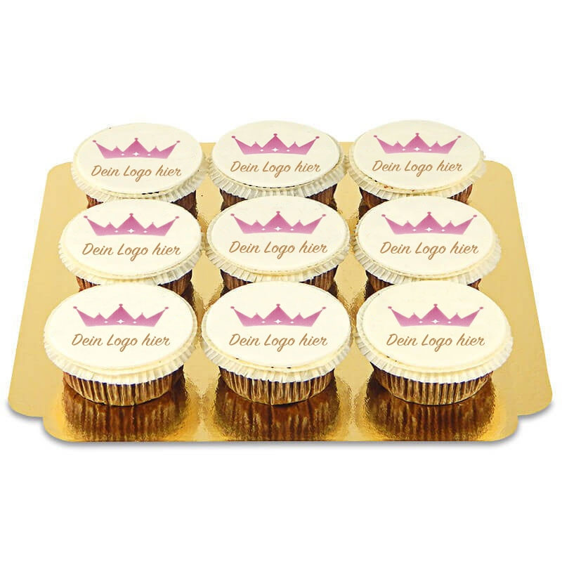 Logo-Cupcakes (vanaf 9 stuks)