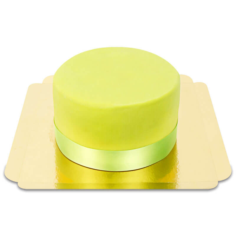 Grüne Deluxe Torte mit Tortenband