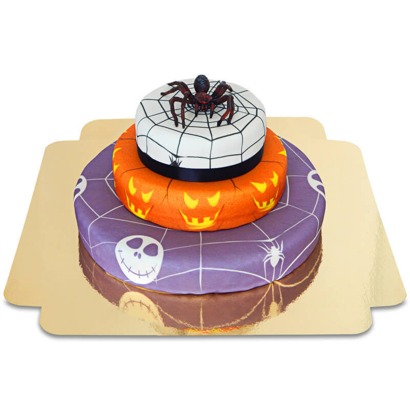 Halloween 3 - Spinne auf Grusel-Torte