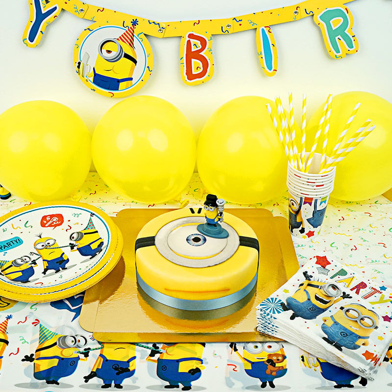 Partyset Minions - incl. taart