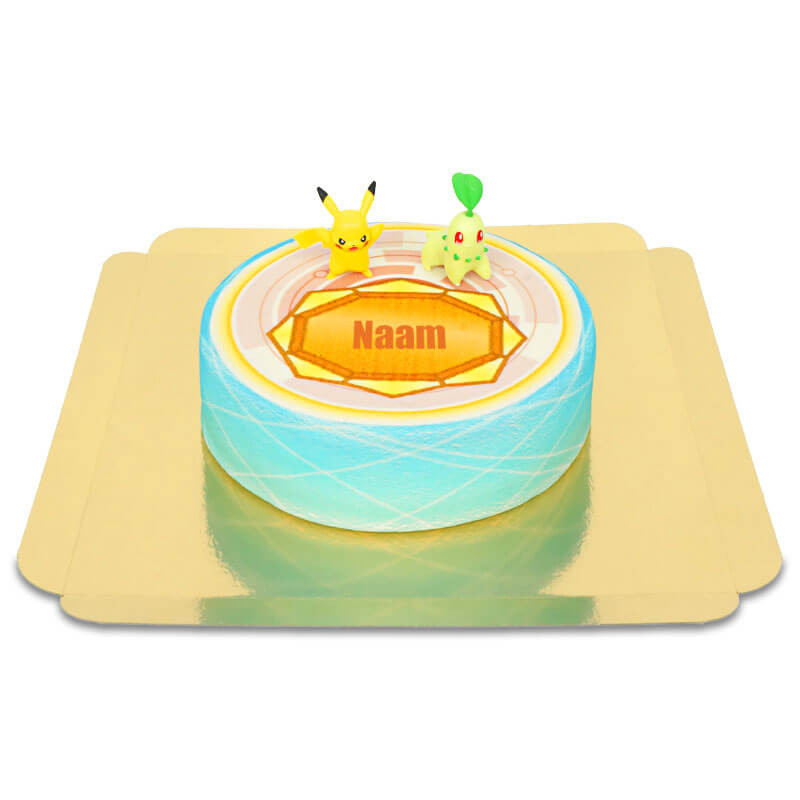 Pokemon op medaille taart