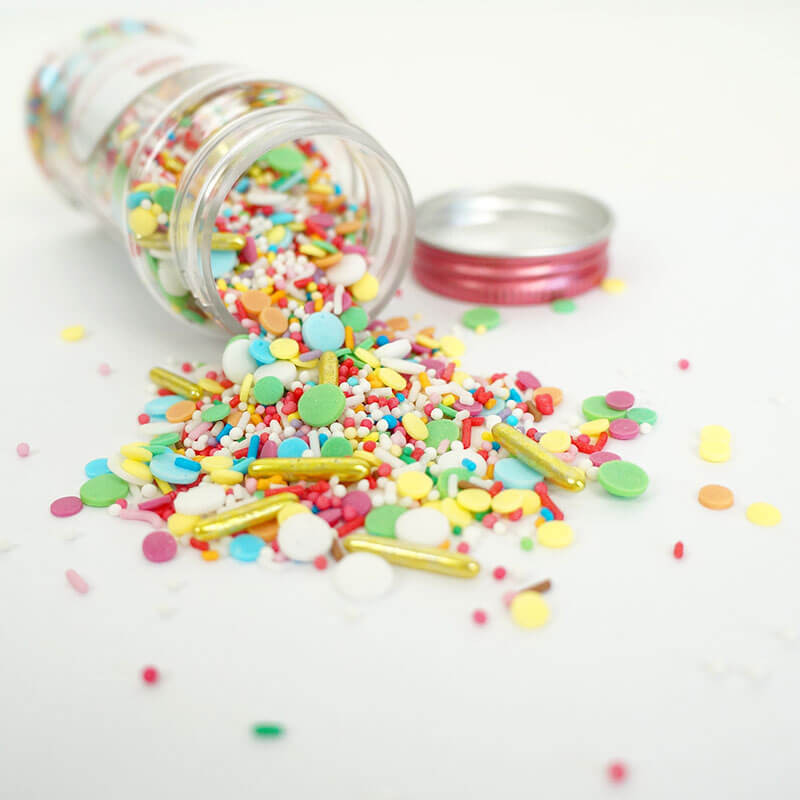Verjaardag Suiker Sprinkles - 80g voorbeeld