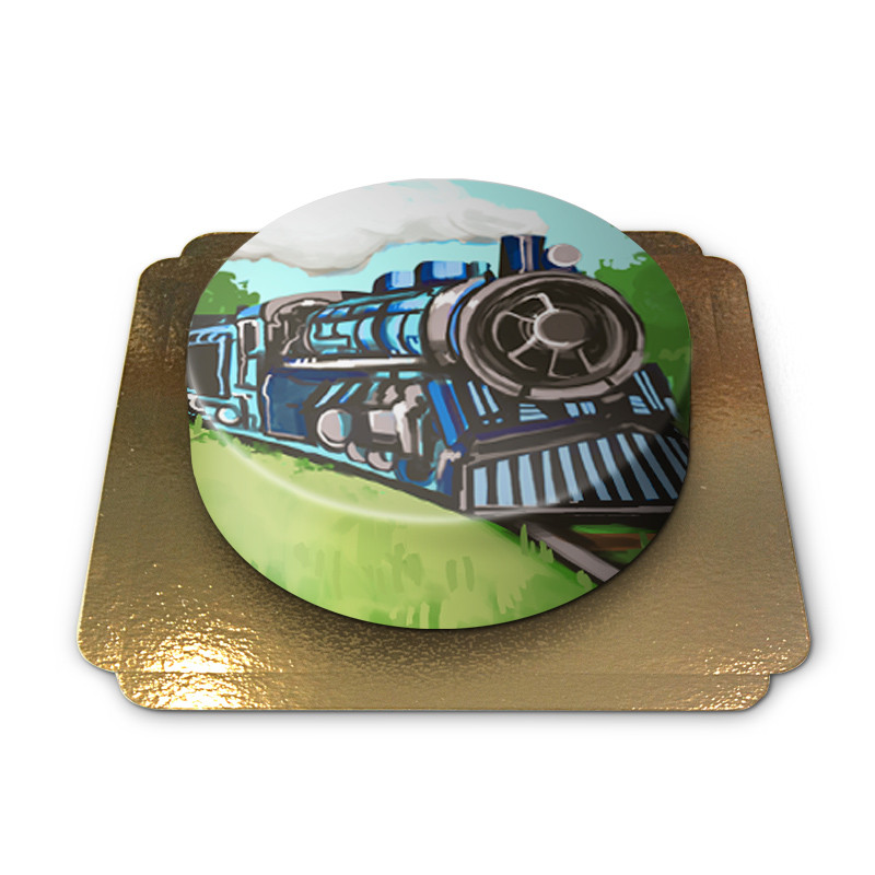 Locomotief taart